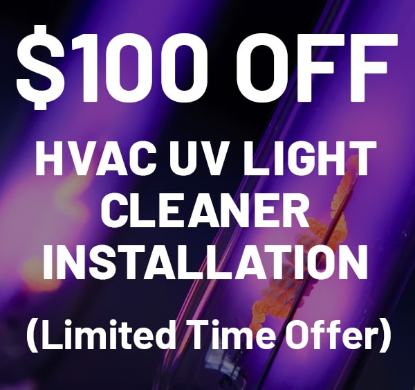 HVAC UV Special for Canton GA - $100 off