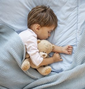 HVAC Preventive Maintenance provided a comfortable environment for a sleeping male toddler