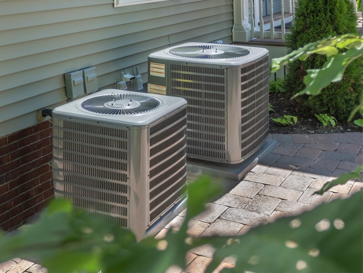 HVAC heating and air conditioning residential units or heat pumps HVAC heating and air conditioning residential units or heat pumps