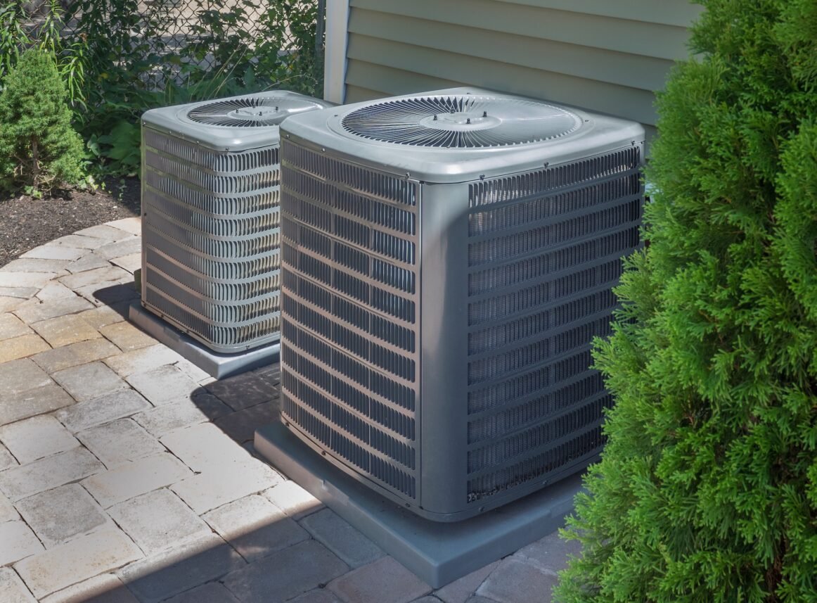 HVAC heating and air conditioning residential units or heat pumps HVAC heating and air conditioning residential units or heat pumps